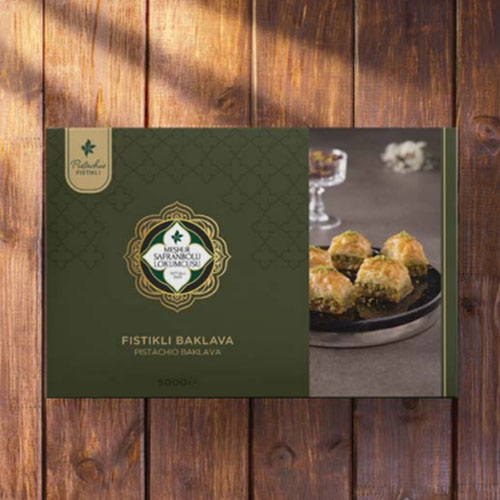 Baklava With Pistachio-green-food