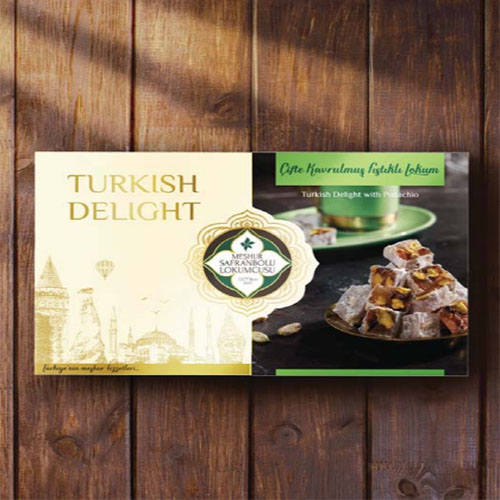 Turkish Delight With Pistachio-nuts